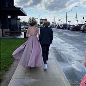 Beautiful pink glitter dress
